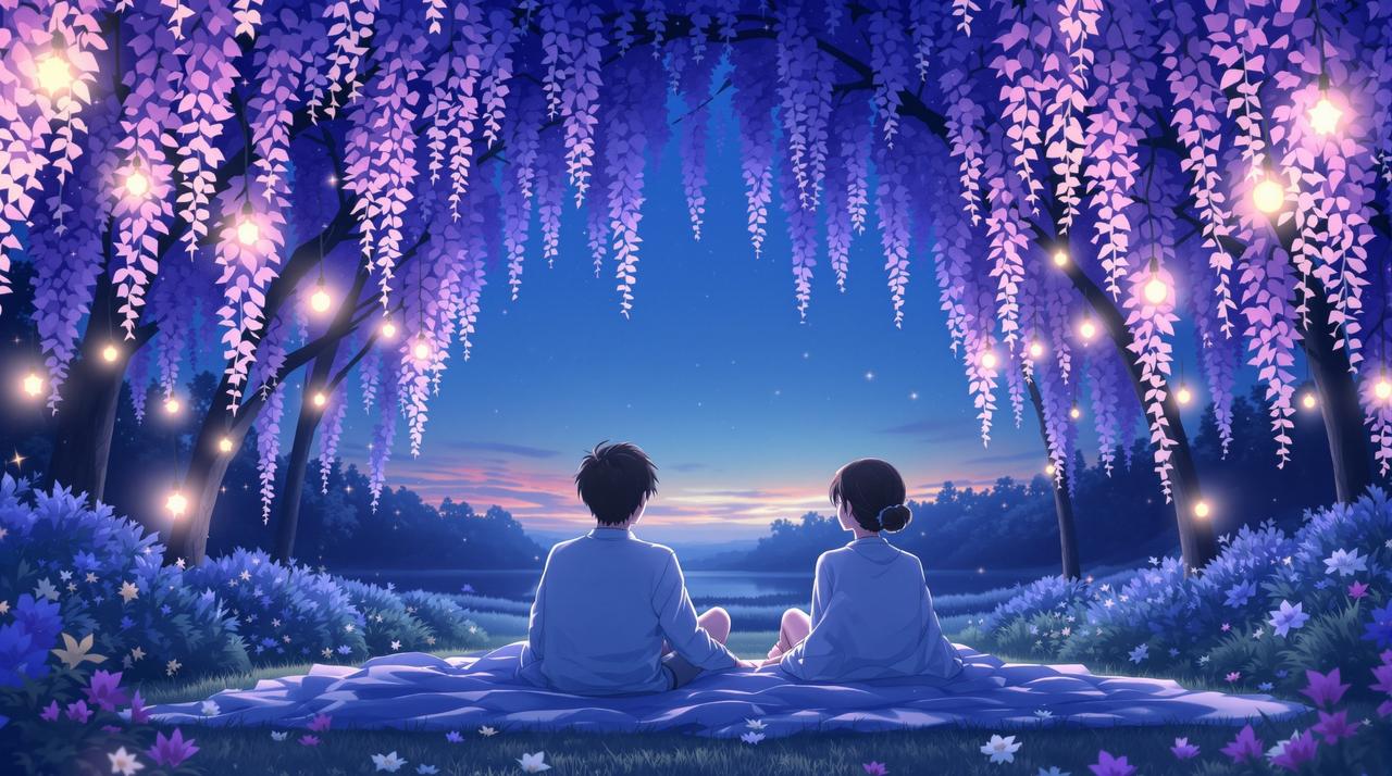漫剧工坊资讯 - 七夕特别企划:「紫藤之约」情侣短剧马拉松